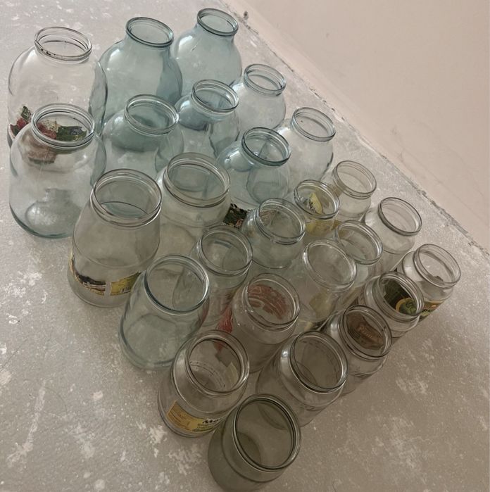 Банки 2л 3л, за всё 500 тг