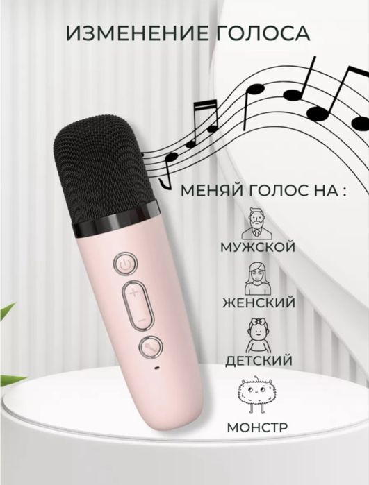 Мини колонка с микррфоном