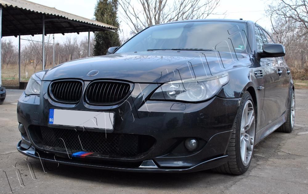 Спойлер (тунинг добавка) за предна броня на BMW Е60 M tech БМВ Е60