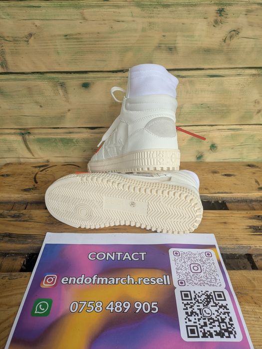 Off White Court 3.0 White Orange (marimi: 36,37,38,39)