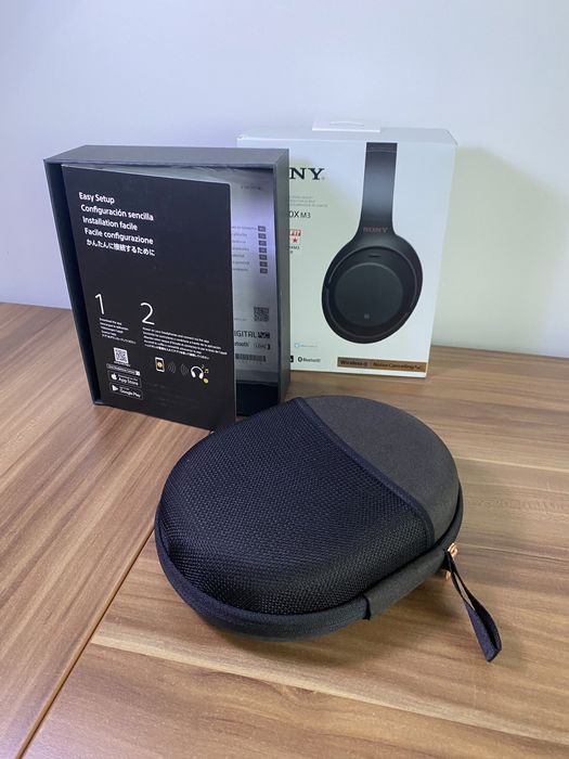 Stereo Headset Sony, Wireless, WH-1000X M3, Black, Desigilat