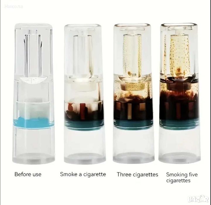 Цигаре филтър за цигари пречиства пушенето 20 бр