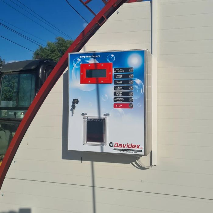 Spalatorie Self service cu fise sau bacnotiera...automatizari