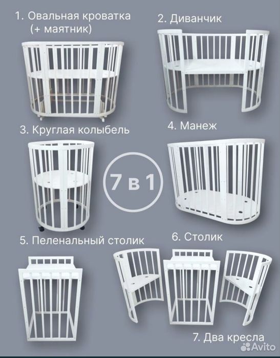 Детская кровать  б/у