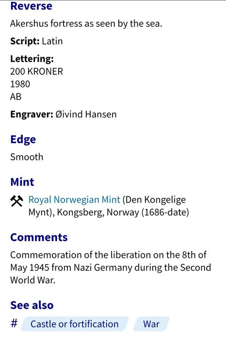 Moneda Argint Norvegia