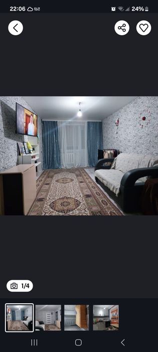 Продам 2х квартиру на пятом микрорайоне