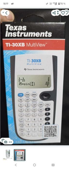 Calculator stiintific Texas Instruments SCIENTIFIC TI-30XB MultiView n