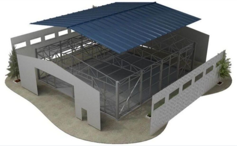 Монтаж под ключ. Монтаж сендвича панеля. Montaj sendvich panel.