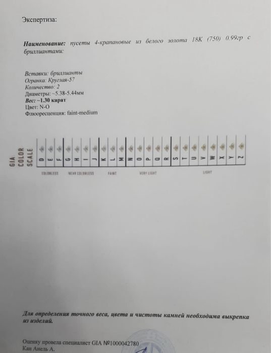 Серьги гвоздики, серьги бриллиантовые, серьги пусеты, серьги золотые