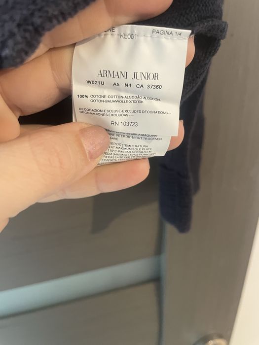 Vand pulover Armani junior