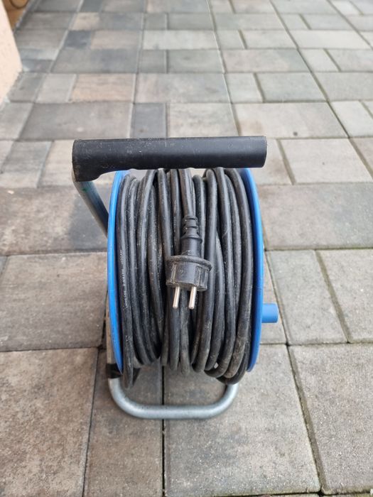 Rolă Prelungitor Cablu Electric 40m fir gros Import Germania