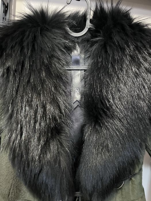 Палто естествен косъм