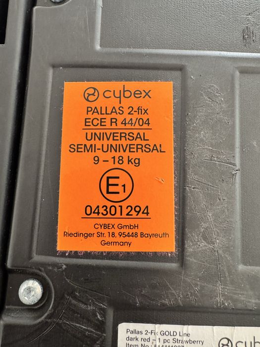 Scaun copil Cubex Pallas 2-fix