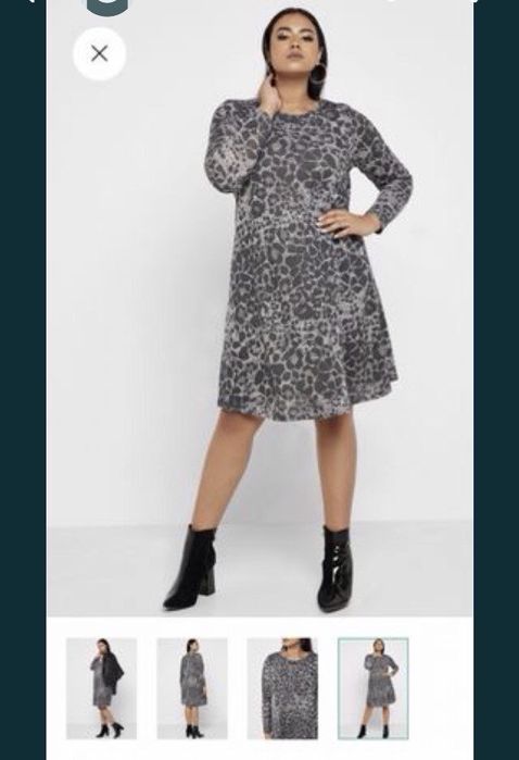 Платье большой размер