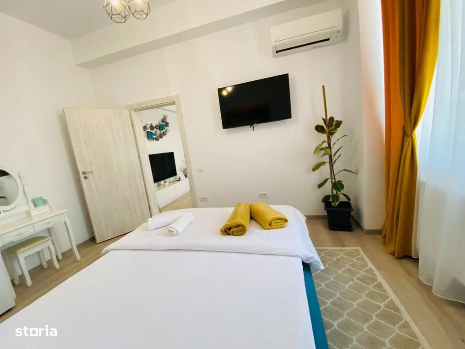 Mamaia Nord Promenada Apartament 2 camere si parcare de inchiriat