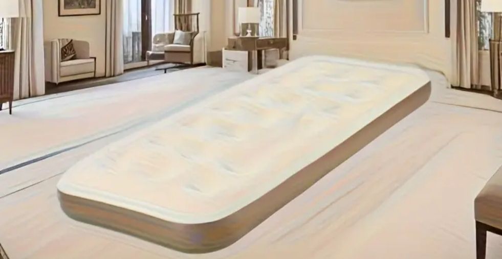 Надувной матрас, односпальный