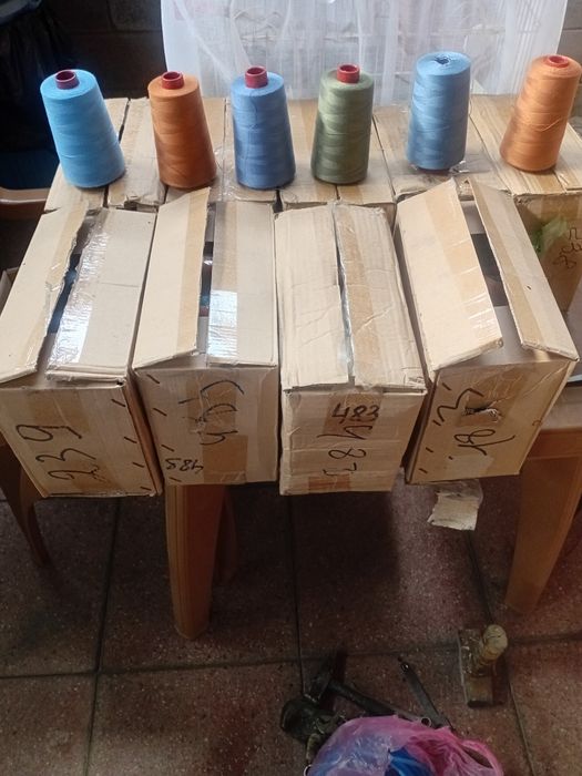 Продам нитки джинсовые