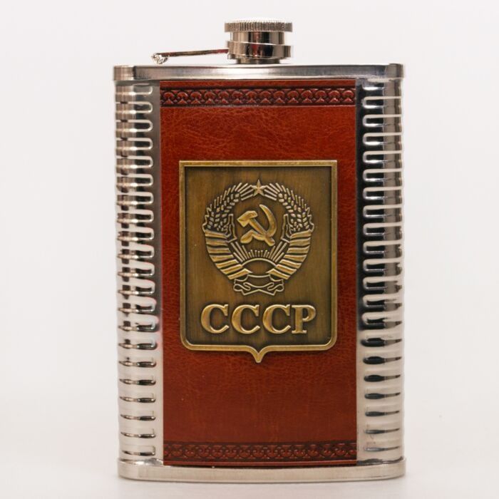 Манерка СССР  кожа и метал