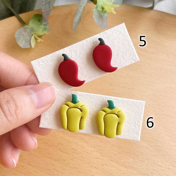 Обеци от полимерна глина