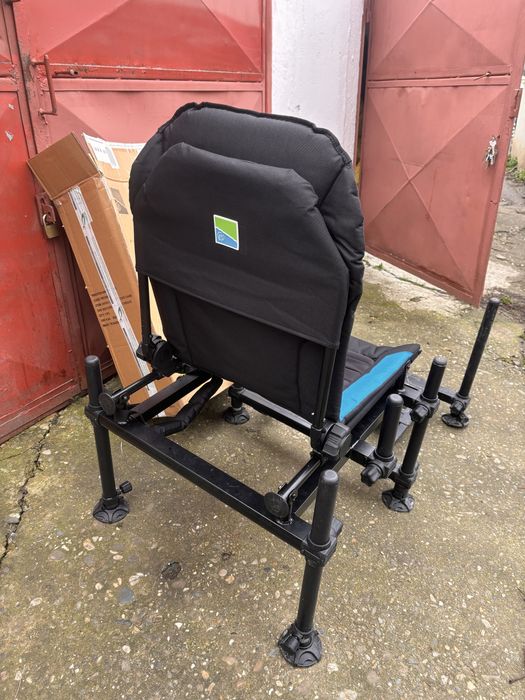 Scaun preston feeder + podina preston + Husa transport jrc + adaptori