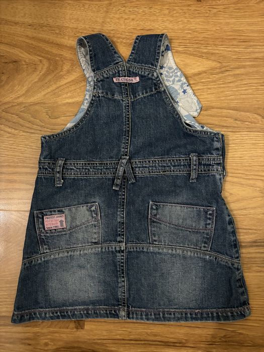 Дънкова  детска рокля/ сукман 110 размер/ дрехи