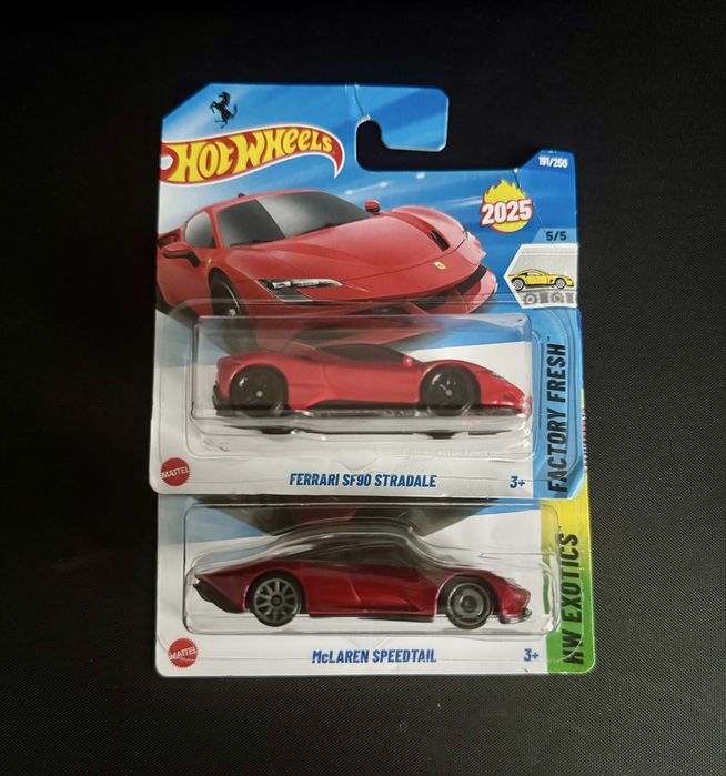 Запечатанные HOT WHEELS машины