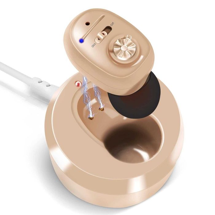 Слухов апарат (дигитален мини усилвател на слуха) магнитно зарядно