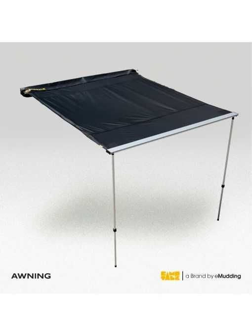 Marchiză auto CampTalk, 200 x 250 x 210 cm, 10 kg, rezistent la apă, compatibil cu bare transversale sau roof rack.