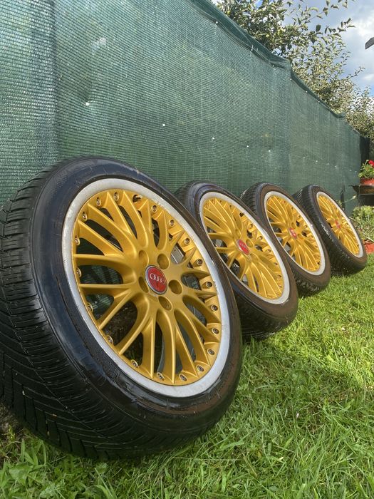 Jante originale Speedline Audi R18 + anvelope Minerva M+S 2025