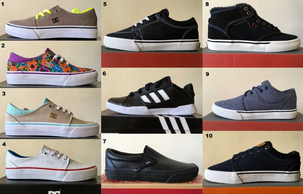 кецове DC,Adidas,Globe,Vans № 36,37,38,39 /скейтборд,лонгборд,BMX/