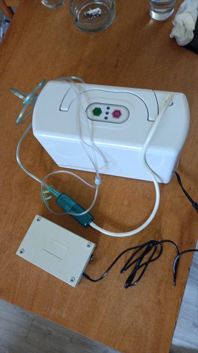 CONCENTRATOR PORTABIL OXIGEN DEBIT 3L/min,Kit complet genta aparat accesorii!