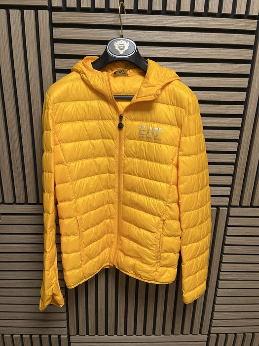 EA7 Emporio Armani: Light Down Hooded -Преходно яке пух- SM / Оригинал