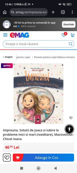 Carti Împreună și  Te iubesc, Orice-ai Face! - Ioana Chicet-Macoveiciuc