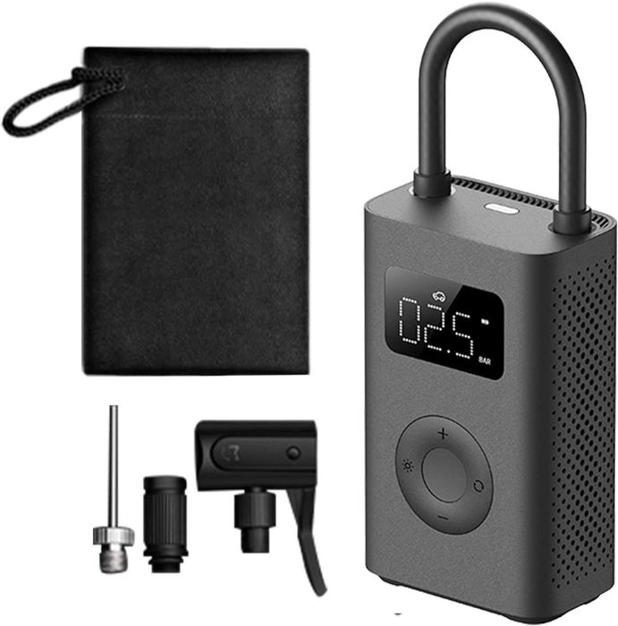 Преносим електрически компресор Xiaomi MI 2 –,дисплей, 6 режима,Type-C