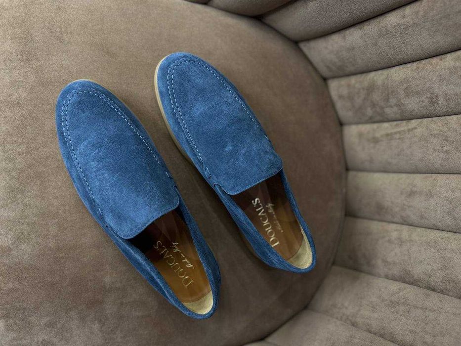 Doucal's мужские замшевые лоферы Италия РАЗМЕР 40,41.5