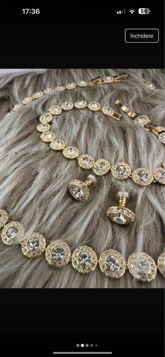 Set Swarovski Angelic Gold NOU