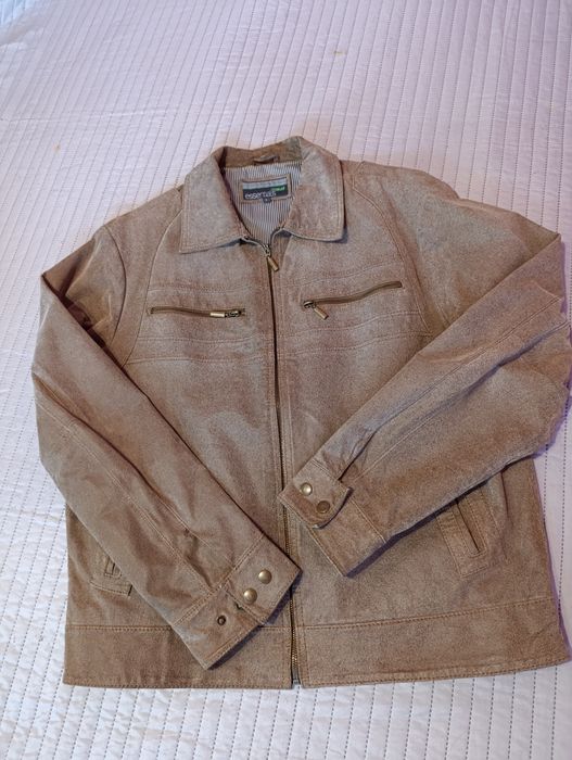 Мъжко яке от естествена телешка кожа