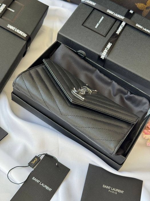 Saint Laurent Monogram Large Flap Wallet