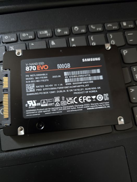 Ssd Samsung Evo870 500gb