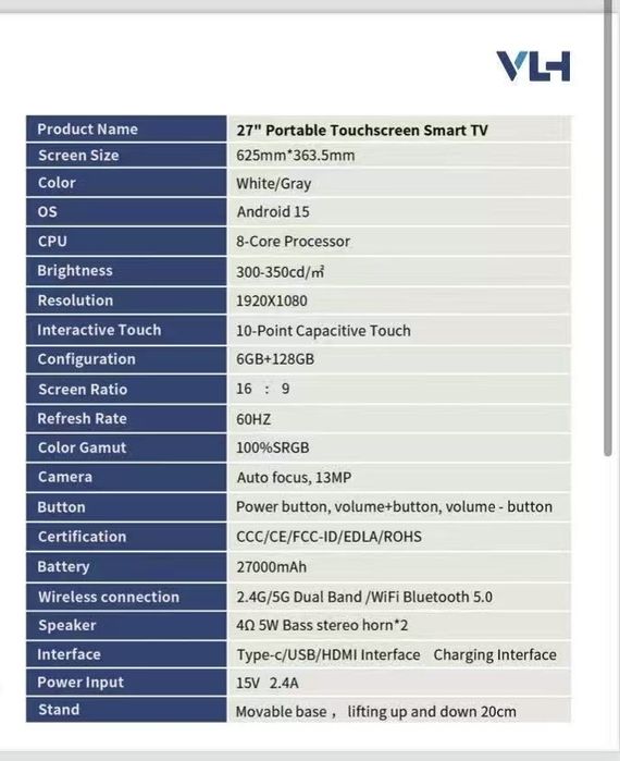 Smart display 27 домашний планшет