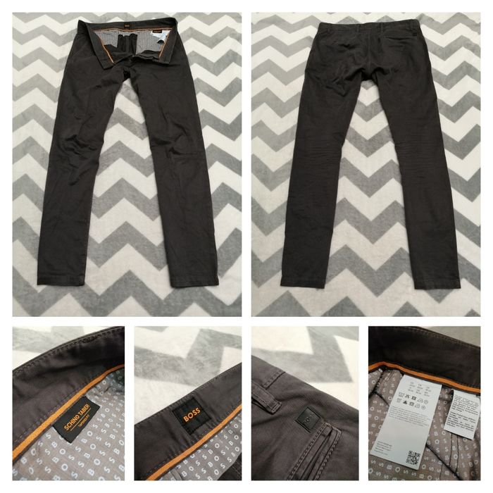 HUGO BOSS pantaloni conici TABER bărbați PREMIUM | transport GRATUIT‼️