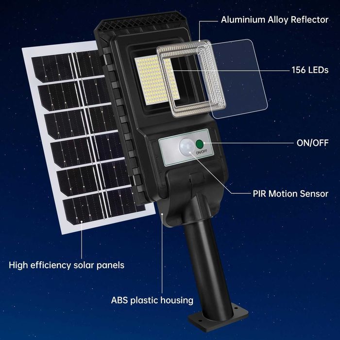 LEKIA Външно слънчево улично осветление