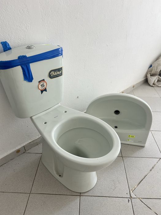 WC Комплект Vidima цвят светло зелено /резеда/