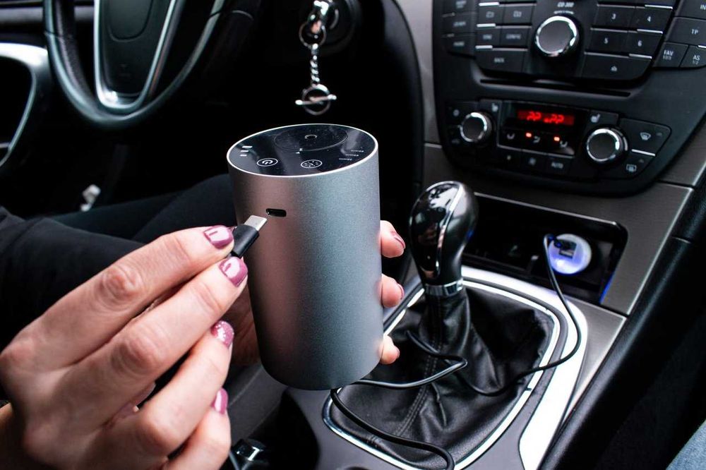 Nebulizator de ulei esential, 2000 mAh, USB ,pulverizare programabila