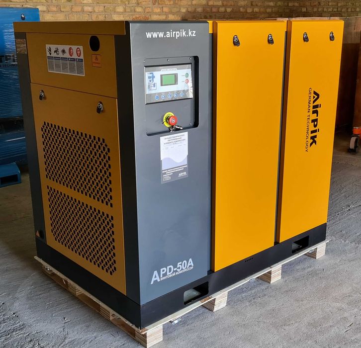 Винтовой компрессор APD-50A, -6,2 куб.м, 37кВт, AirPIK, Гарантия!