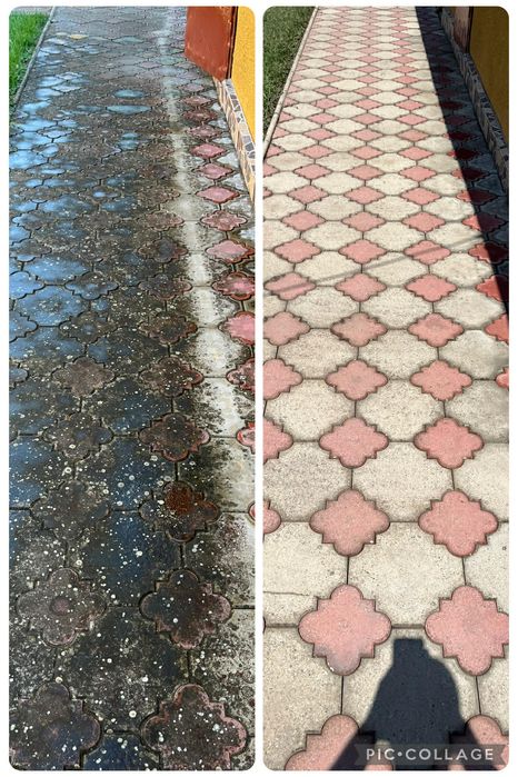 Spalare/curatare acoperiș-panouri-pavaj-beton-fatade