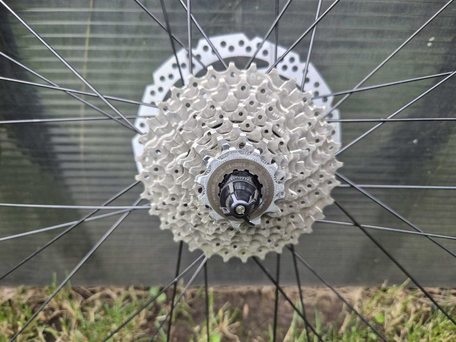 Roti MTB Mavic MX 117, 26inch, caseta Shimano 9 pinioane ,discuri Shimano noi