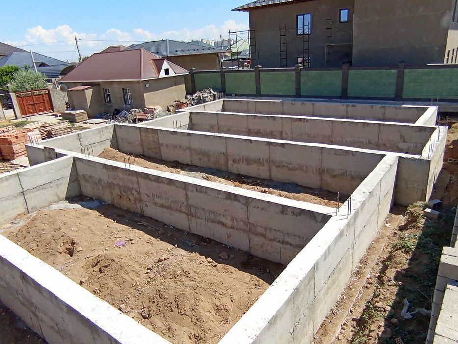 Фундамен заливием