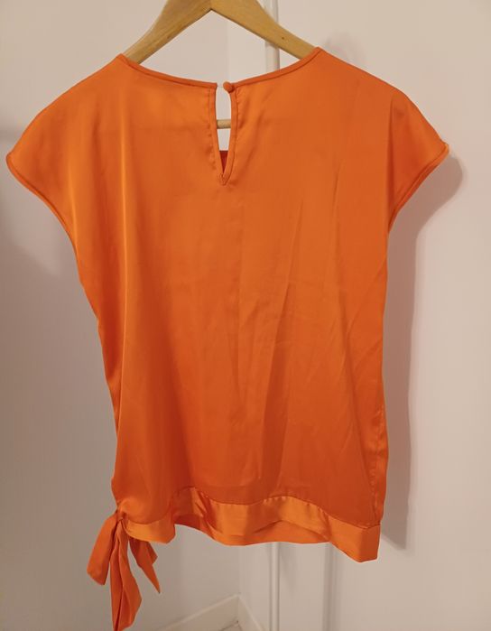 Top satin Depot 96 portocaliu