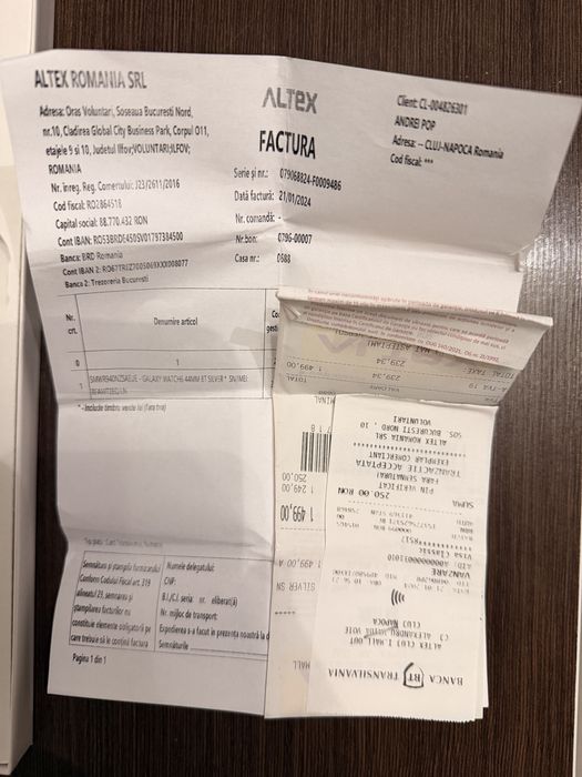 Vand Samsung Wacth 6 cel in garantie